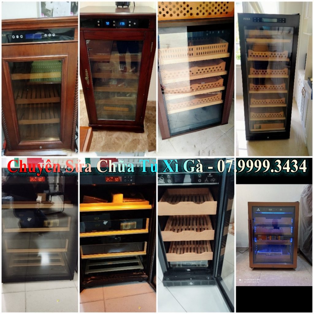 chuyên sửa tủ bảo quản cigar tại long biên