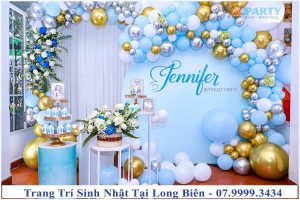 Nhận trang trí sinh nhật tại long biên
